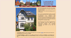 Desktop Screenshot of luebeckloft.de